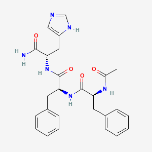 N-Acetyl-L-phenylalanyl-L-phenylalanyl-L-histidinamide