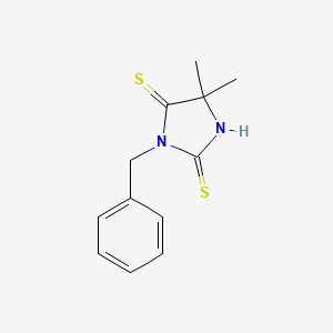 2,4-Imidazolidinedithione, 5,5-dimethyl-3-(phenylmethyl)-