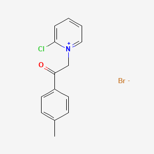 Pyridinium, 2-chloro-1-[2-(4-methylphenyl)-2-oxoethyl]-, bromide