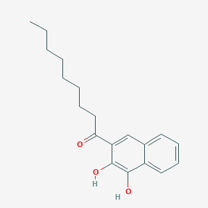 1-Nonanone, 1-(3,4-dihydroxy-2-naphthalenyl)-