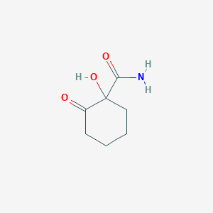 1-Hydroxy-2-oxocyclohexane-1-carboxamide