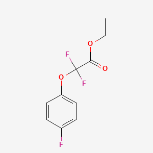 B1455300 Difluoro-(4-fluoro-phenoxy)-acetic acid ethyl ester CAS No. 807368-70-3