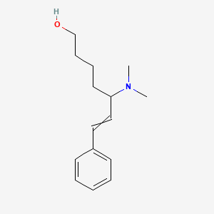 5-(Dimethylamino)-7-phenylhept-6-en-1-ol