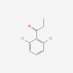B1455305 1-(2,6-Dichlorophenyl)propan-1-one CAS No. 1261792-92-0