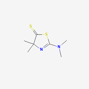 5(4H)-Thiazolethione, 2-(dimethylamino)-4,4-dimethyl-