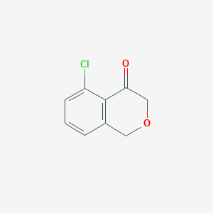 B1455306 5-Chloro-4-isochromanone CAS No. 1260859-00-4