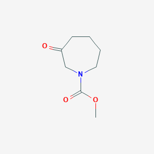 1H-Azepine-1-carboxylic acid, hexahydro-3-oxo-, methyl ester