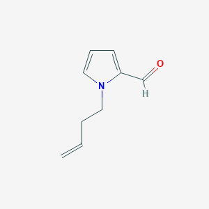 B145531 1-(3-Butenyl)-1H-pyrrole-2-carbaldehyde CAS No. 135192-15-3
