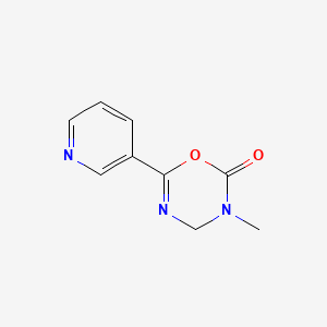 3-Methyl-6-(pyridin-3-yl)-3,4-dihydro-2H-1,3,5-oxadiazin-2-one