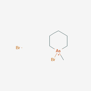 1-Bromo-1-methylarsinan-1-ium bromide