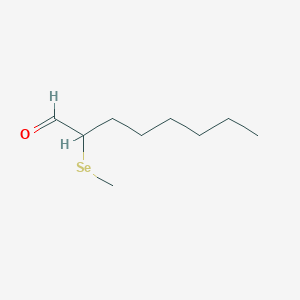 2-(Methylselanyl)octanal