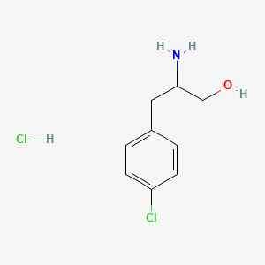 molecular formula C9H13Cl2NO B1455326 4-Chlorophenylalaninol Hydrochloride CAS No. 1379971-06-8