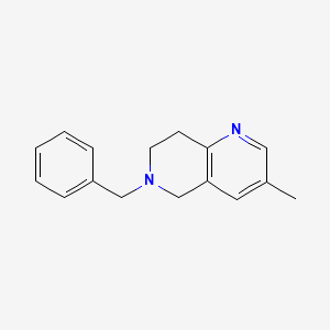 6-Benzyl-3-methyl-5,6,7,8-tetrahydro-1,6-naphthyridine