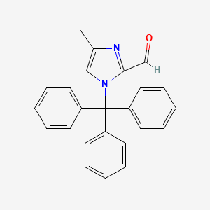 B1455327 4-Methyl-1-trityl-1H-imidazole-2-carbaldehyde CAS No. 869967-21-5