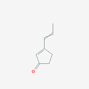 3-(Prop-1-en-1-yl)cyclopent-2-en-1-one