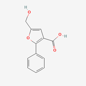 3-Furancarboxylic acid, 5-(hydroxymethyl)-2-phenyl-