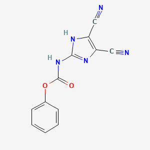 Phenyl (4,5-dicyano-1H-imidazol-2-yl)carbamate