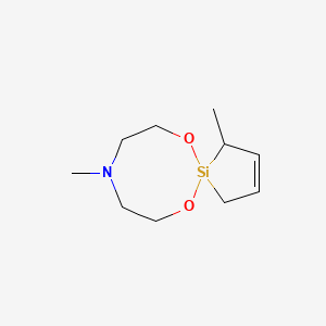 1,9-Dimethyl-6,12-dioxa-9-aza-5-silaspiro[4.7]dodec-2-ene