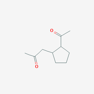 2-Propanone, 1-(2-acetylcyclopentyl)-