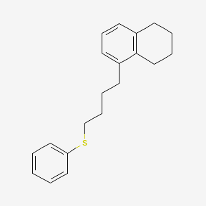 5-[4-(Phenylsulfanyl)butyl]-1,2,3,4-tetrahydronaphthalene