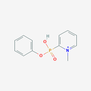 2-[Hydroxy(phenoxy)phosphoryl]-1-methylpyridin-1-ium