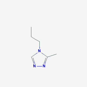 molecular formula C6H11N3 B1455343 3-methyl-4-propyl-4H-1,2,4-triazole CAS No. 1423029-23-5