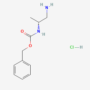 B1455346 (R)-Benzyl (1-aminopropan-2-yl)carbamate hydrochloride CAS No. 850033-74-8