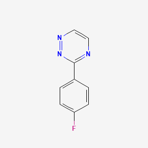 3-(4-Fluorophenyl)-1,2,4-triazine