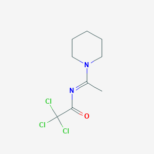 Acetamide, 2,2,2-trichloro-N-[1-(1-piperidinyl)ethylidene]-