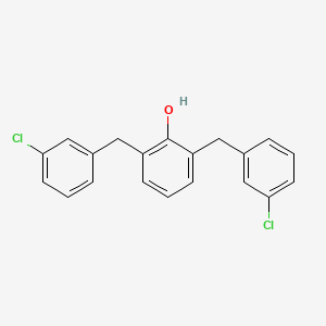 2,6-Bis[(3-chlorophenyl)methyl]phenol