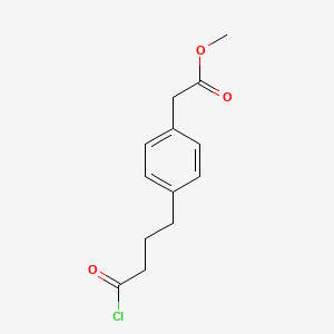 Methyl [4-(4-chloro-4-oxobutyl)phenyl]acetate