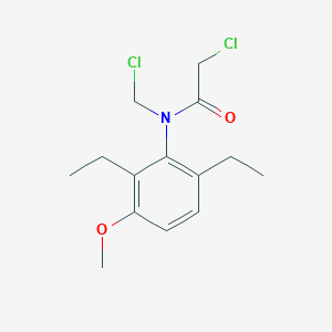 2-Chloro-N-(chloromethyl)-N-(2,6-diethyl-3-methoxyphenyl)acetamide