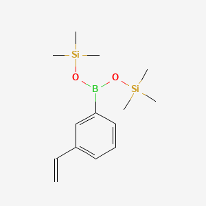 Bis(trimethylsilyl) (3-ethenylphenyl)boronate