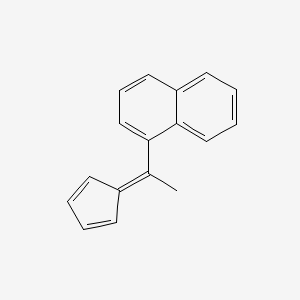 1-[1-(Cyclopenta-2,4-dien-1-ylidene)ethyl]naphthalene