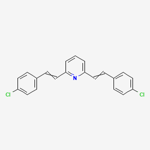 2,6-Bis[2-(4-chlorophenyl)ethenyl]pyridine