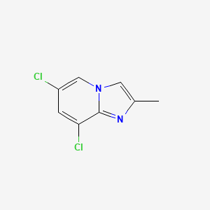 molecular formula C8H6Cl2N2 B1455353 6,8-Dichloro-2-methylimidazo[1,2-a]pyridine CAS No. 121082-25-5