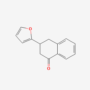 1(2H)-Naphthalenone, 3-(2-furanyl)-3,4-dihydro-