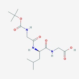 N-(tert-Butoxycarbonyl)glycyl-D-leucylglycine