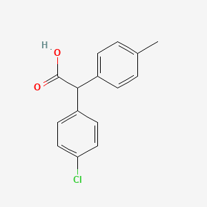molecular formula C15H13ClO2 B1455356 2-(4-氯苯基)-2-(对甲苯基)乙酸 CAS No. 101096-04-2