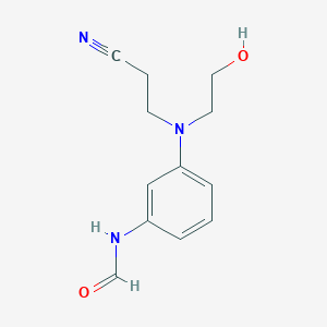 N-{3-[(2-Cyanoethyl)(2-hydroxyethyl)amino]phenyl}formamide