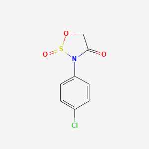 3-(4-Chlorophenyl)-1,2lambda~4~,3-oxathiazolidine-2,4-dione