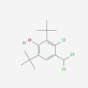 Phenol, 3-chloro-4-(dichloromethyl)-2,6-bis(1,1-dimethylethyl)-