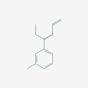 1-(Hexa-3,5-dien-3-yl)-3-methylbenzene