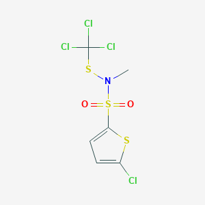 5-Chloro-N-methyl-N-[(trichloromethyl)sulfanyl]thiophene-2-sulfonamide