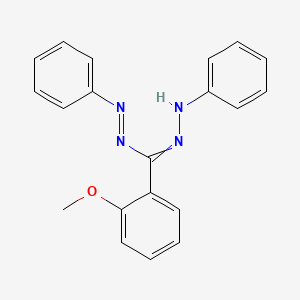 (E)-1-[(2-Methoxyphenyl)(2-phenylhydrazinylidene)methyl]-2-phenyldiazene