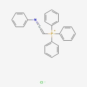 Triphenyl[2-(phenylimino)ethenyl]phosphanium chloride