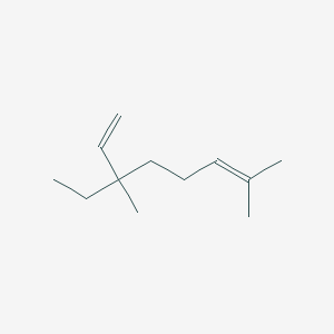 3-Ethyl-3,7-dimethylocta-1,6-diene