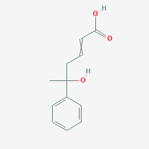 5-Hydroxy-5-phenylhex-2-enoic acid