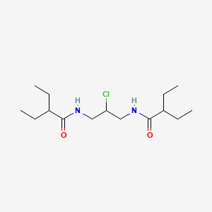 N,N'-(2-Chloropropane-1,3-diyl)bis(2-ethylbutanamide)