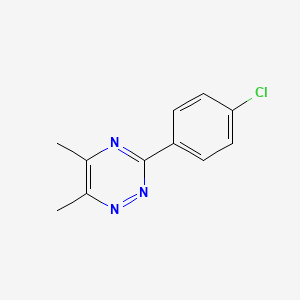 3-(4-Chlorophenyl)-5,6-dimethyl-1,2,4-triazine